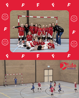  Thuistoernooi voor de F-jes bij KDO handbal